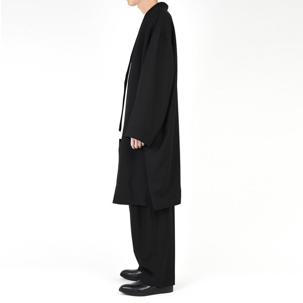 LAD MUSICIAN WOOL GABARDINE KIMONO LONG 2118-303 「Area」