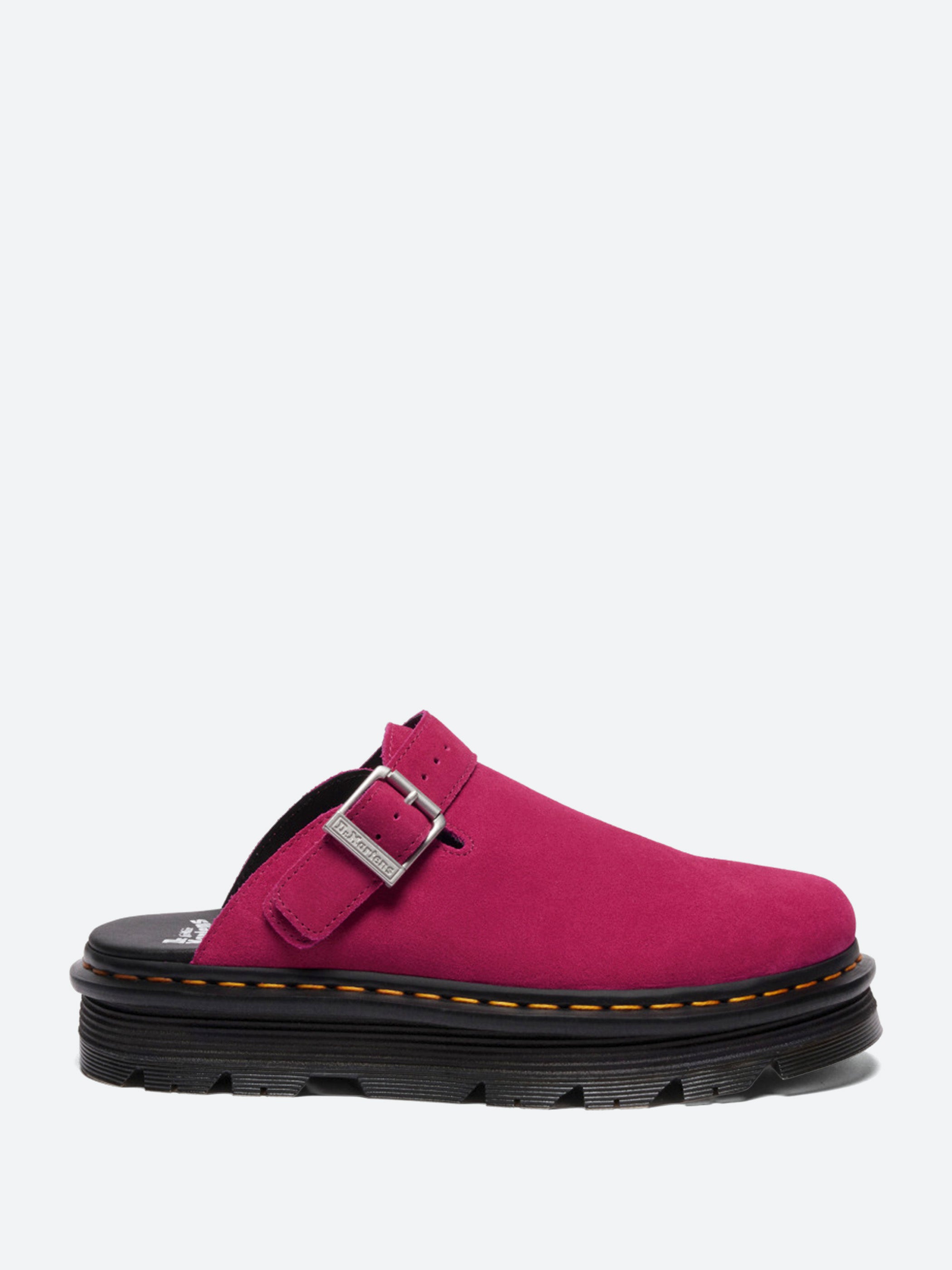Dr. Martens - Zebzag Mule in Fuchsia Suede – gravitypope