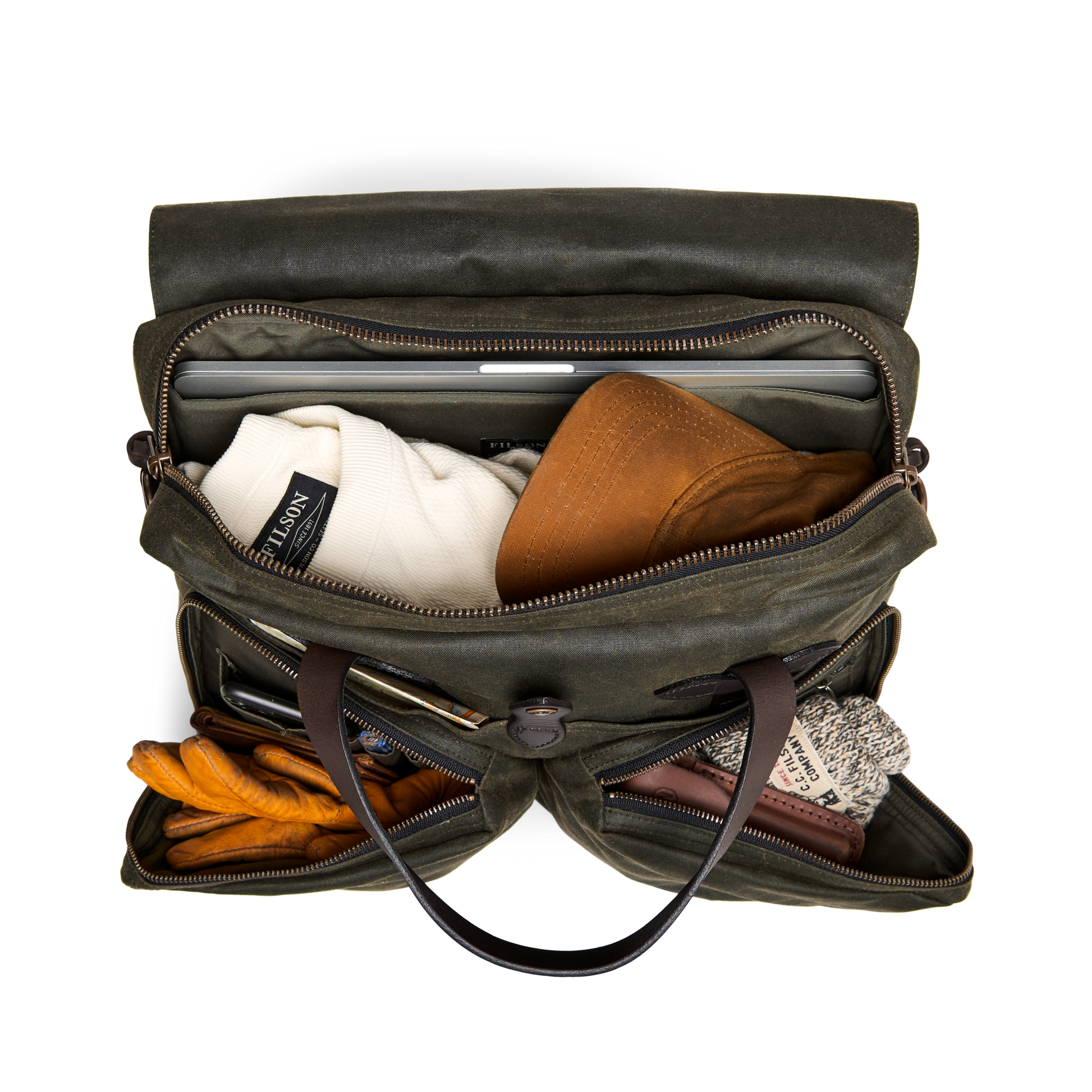 24 Hour Tin Cloth Briefcase | Filson