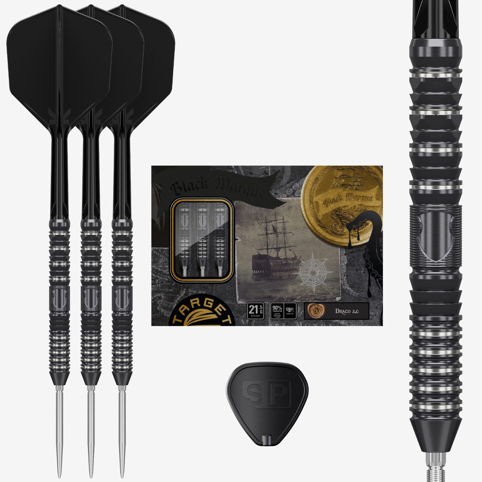 Black Marque Draco G2 SP | Target Japan Darts | Steel Tip