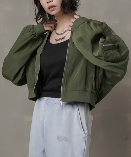 SPINNS（スピンズ）の「ショート丈 MA-1ジャケット（MA-1）」 - WEAR