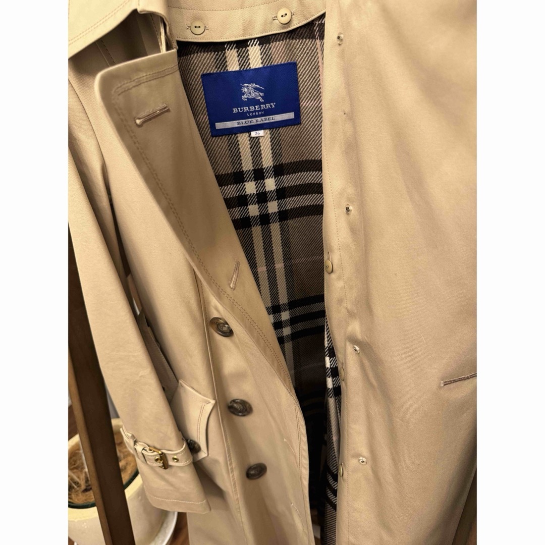 BURBERRY BLUE LABEL - 美品 バーバリー ブルーレーベル トレンチ