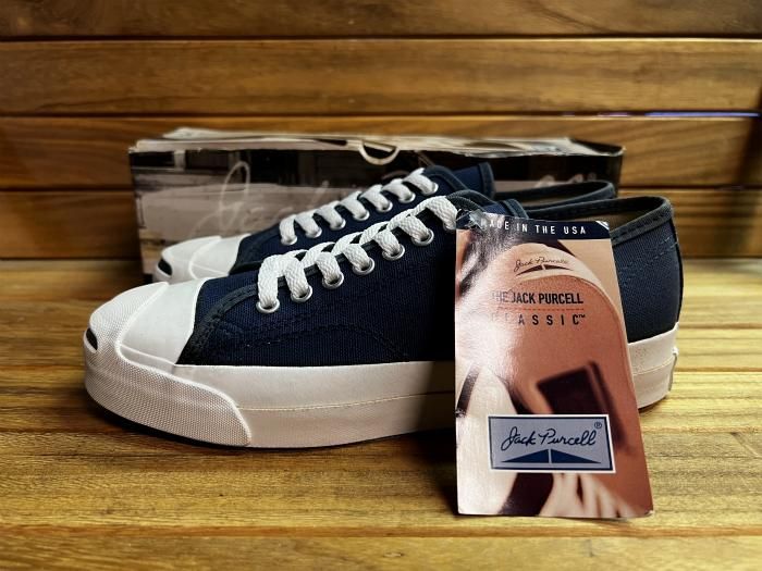 Converse,90s,MADE IN USA,JACK PURCELL,LOW,NAVY,CANVAS,US8,DEAD STOCK!!