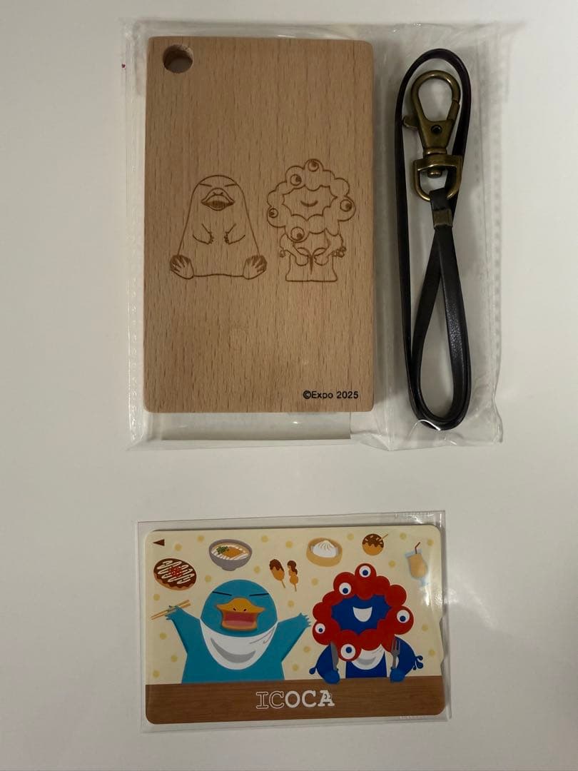 万博記念ICOCA 木製パスケースＡ 万博限定 ICOCA 木製パスケースセット - メルカリ