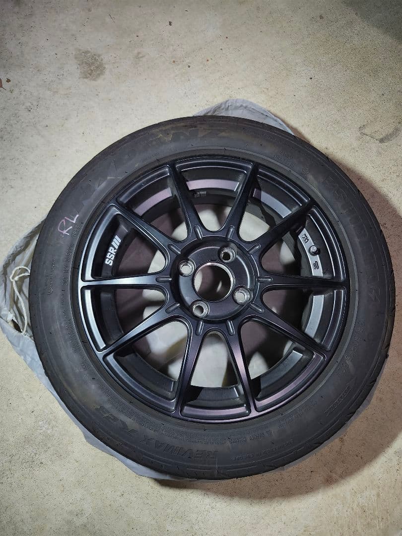 o*1様 SSR GT X01 フラットブラック 15インチ6.0J +45.0 SSR SSR GTX01 15インチ 6.0J +45 4-100 フラットブラック4本で送料