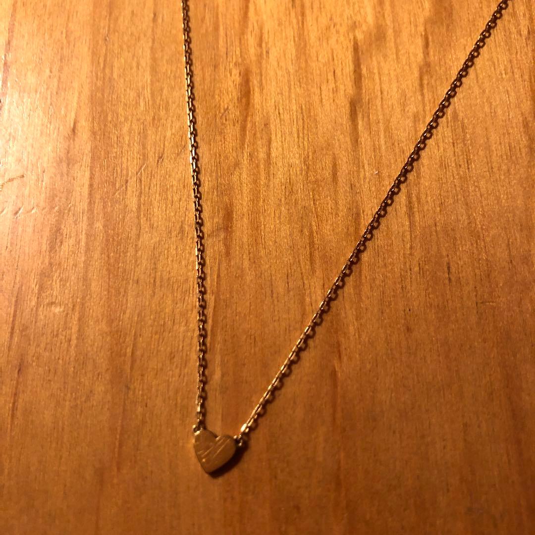 AHKAH アーカー ハート ネックレス K18 小傷あり AHKAH（アーカー） ハート ダイヤモンド 計0.05ct ネックレス K18