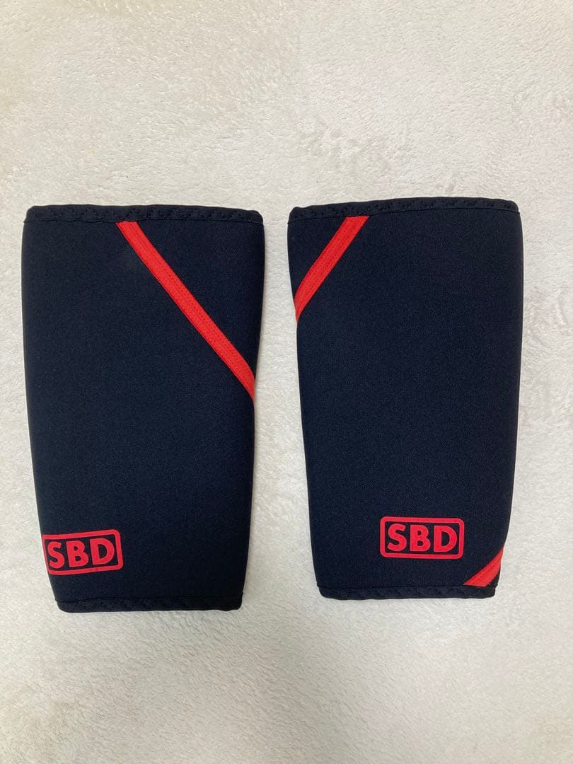 【新品未使用品】SBD /ニースリーブ/ニーサポーター/両膝左右セット/Lサイズ ウェイトリフティングニースリーブ | SBD Apparel Japan